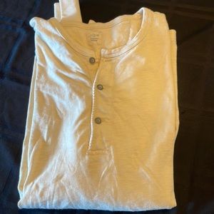 J.Crew men’s medium long sleeve T-shirt material